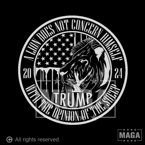 trump 24 a lion does not concern himself trump 24 a lion does not concern himself maga trump 37462526361777