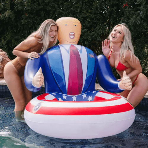 Trump Talking Pool Float maga trump