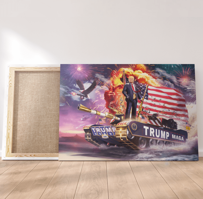 trump tank 2016 remastered canvas trump tank 2016 remastered canvas maga trump 37245794648241