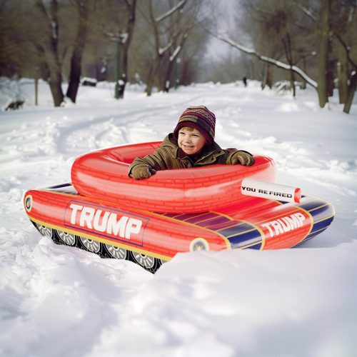 trump tank water blaster pool float winter sled trump tank water blaster pool float winter sled maga trump 37219492462769