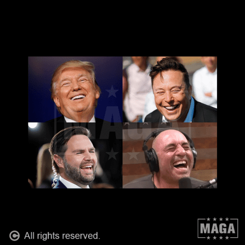 trump x vance x musk x rogan trump x vance x musk x rogan maga trump 37315180921009