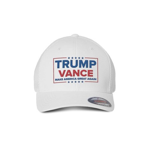 Ultrafiber Mesh Cap / White / S/M Trump Vance MAGA Flexfit Hat maga trump