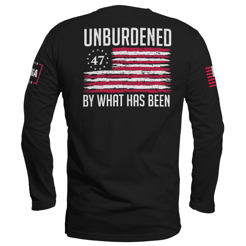 unburdened by what has been 2 long sleeve unburdened by what has been 2 long sleeve maga trump 37422191476913