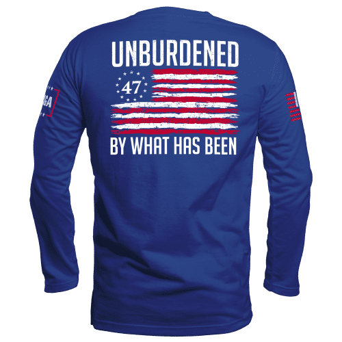 unburdened by what has been 2 long sleeve unburdened by what has been 2 long sleeve maga trump 37422191771825