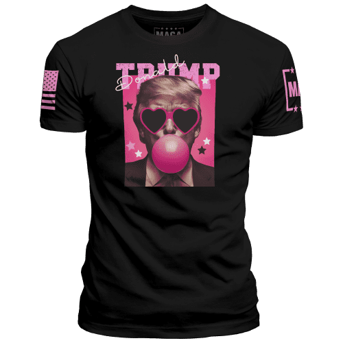 Unisex Shirt / Black / XS Donald Trump Bubblegum maga trump