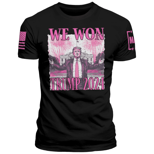 Unisex Shirt / Black / XS WE WON TRUMP 2024 maga trump