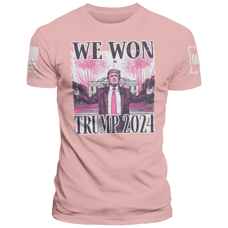 Unisex Shirt / Desert Pink / XS WE WON TRUMP 2024 maga trump