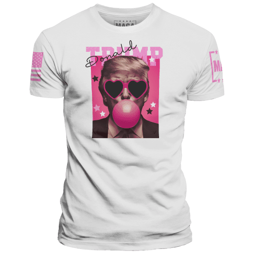 Unisex Shirt / White / XS Donald Trump Bubblegum maga trump