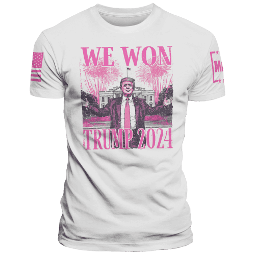 Unisex Shirt / White / XS WE WON TRUMP 2024 maga trump