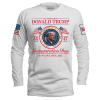 White / S Inauguration Day Long Sleeve maga trump