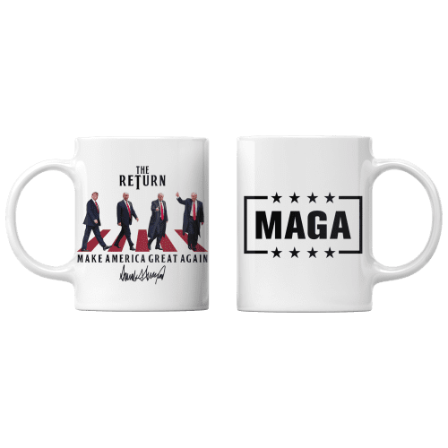 White The Return Make America Great Again Mug maga trump