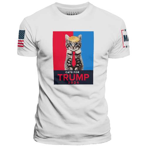 White / XS Cats For Trump 2024 maga trump