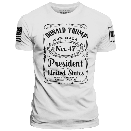 White / XS Donald Trump Whiskey maga trump