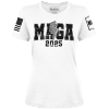 White / XS MAGA Lightning Bolt Ladies Tee maga trump