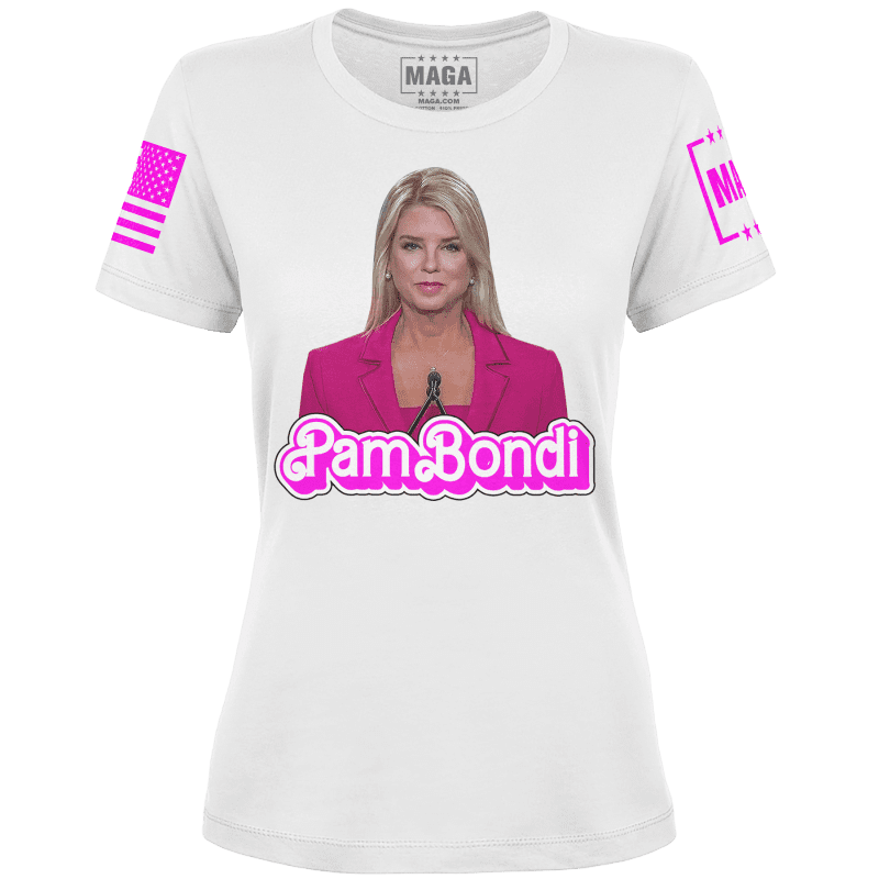 White / XS Pam Bondi V2 Ladies Tee maga trump