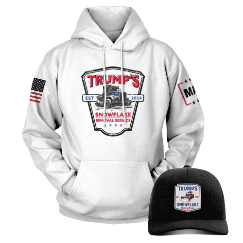 White / XS Trump's Snowflake Removal Patriot Bundle maga trump