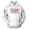 White / XS Trump Vance - Fight Hoodie maga trump