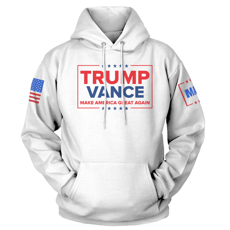 White / XS Trump Vance - MAGA Hoodie maga trump