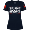 XS / Midnight Navy Take America Back Ladies Tee maga trump